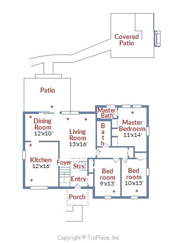 304 Charlton Court Silver Spring MD  floor plan main level